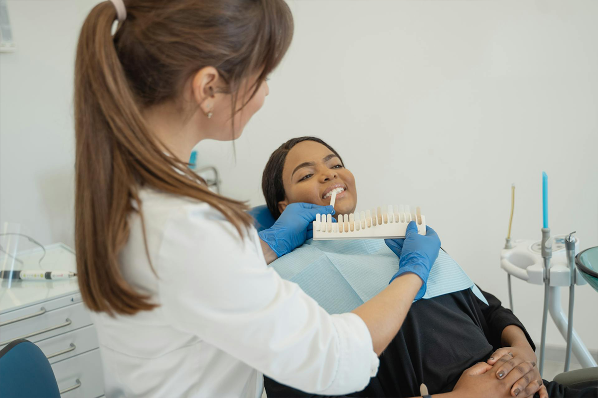 Dentist and Woman in Chair