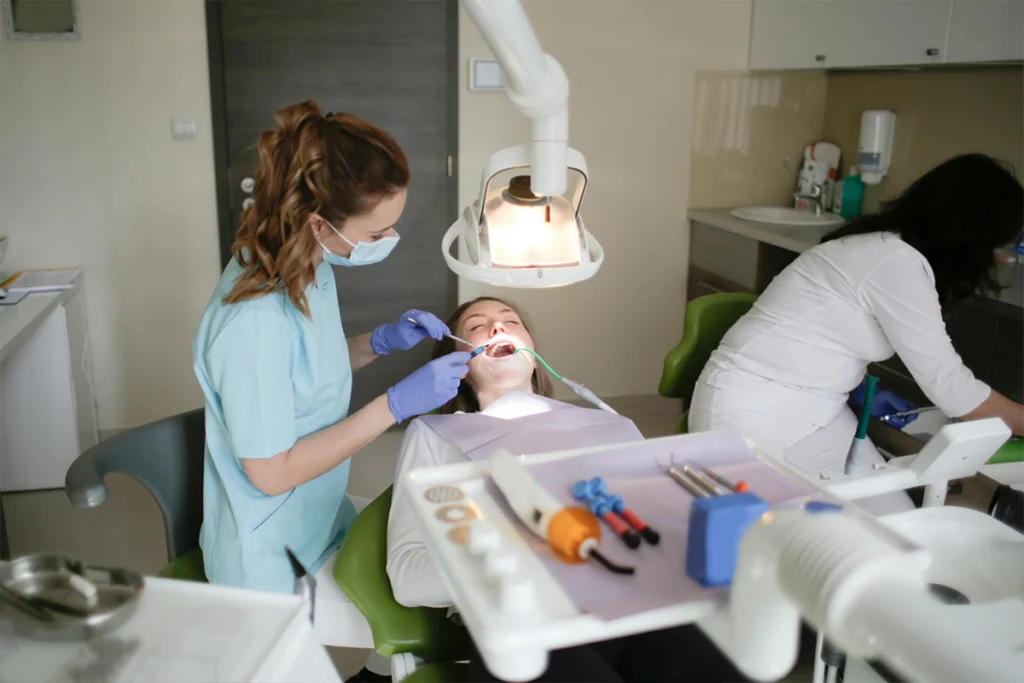 Dentists Working on Lady
